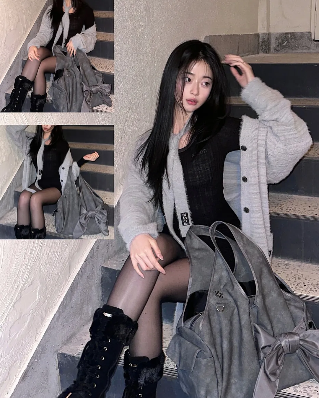 SIWEOL107蝴蝶结托特包